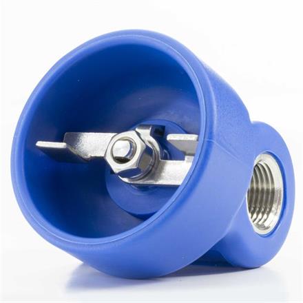 BALL VALVE ST-3100 COATED 1/2F : 1/2F BLUE
