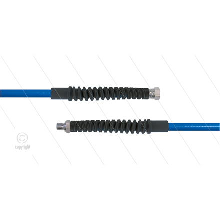 Carwash Titan-Slide Schlauch blau NW06 - 3,2m - 1/4" DKR x 1