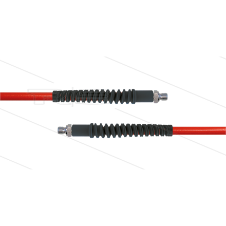 Carwash Titan-Slide Schlauch rot DN06 - 4,5m - 2x 3/8" AGR