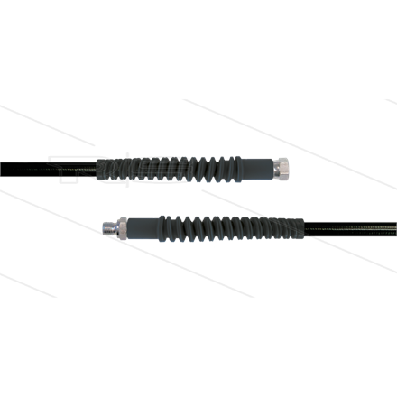 Carwash Titan-Slide Schlauch schwarz DN06 - 15m - 1/4" DKR x