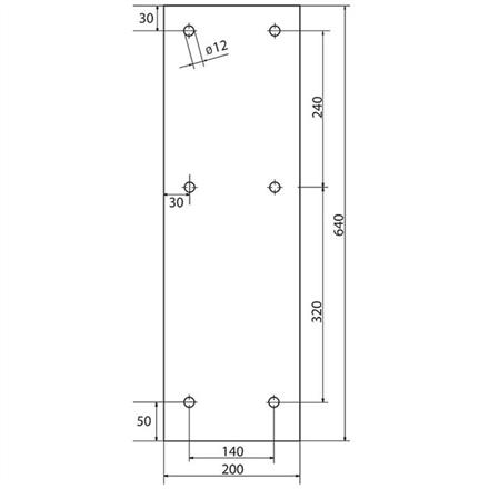 COUNTER PLATE FOR EASYWASH365+ BOOM