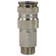 COUPLING WITH CHECK VALVE 1/4"F