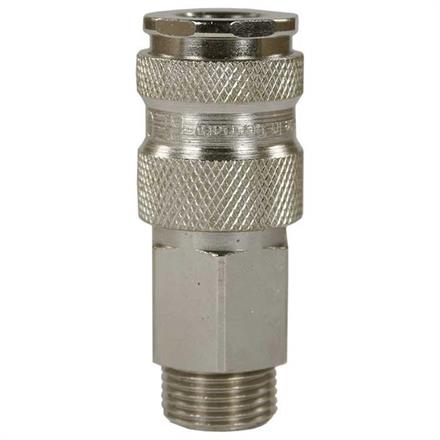 COUPLING WITH CHECK VALVE 3/8"F