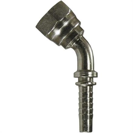 CRIMP ANGLE 45° NIPPLE DKR 1/4"F NW 6
