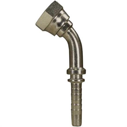 CRIMP ANGLE NIPPLE 45° M18X1,5F NW 10 SS