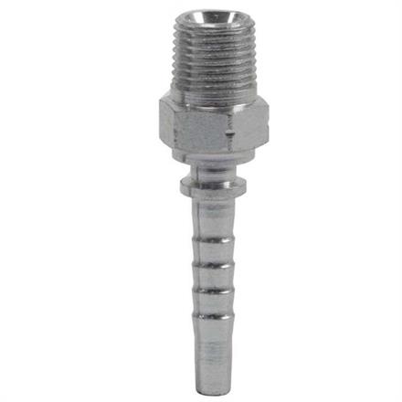CRIMP NIPPLE 1/4"M NW 6