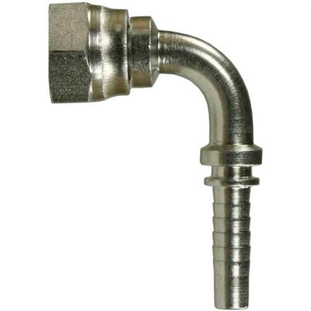 CRIMP NIPPLE DKR 3/8"F-90° NW 6