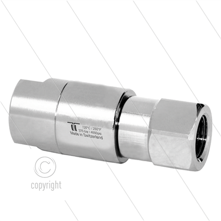 DGS Drehgelenk - zweifach gelagert - 2x1/4"IG - 275 Bar