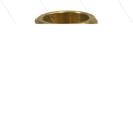 Doppelnippel reduziert - messing - 3/8" AG x 1/2" AG