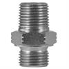 DOUBLE NIPPLE 1/2MBSP - 1/2MNPT ZINC-PLATED STEEL
