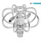 Duct-cleaner TC/stainless TYR-2f ø600 G3/8"F 2x1/8"NPT-F