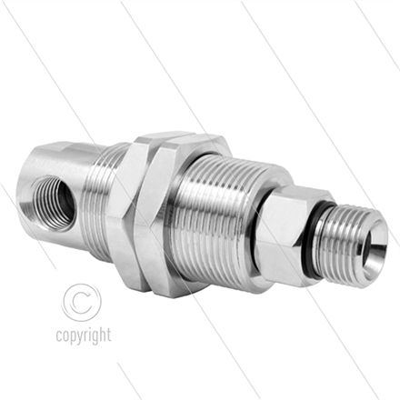 DYGI Drehgelenk - dreifach gelagert - 1/4" IG x 1/4 " AG - 2