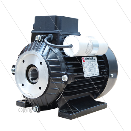 E-Motor 1.5 kW - 230V - Ø24mm Hohlwelle - IEC 90 - Serie E1