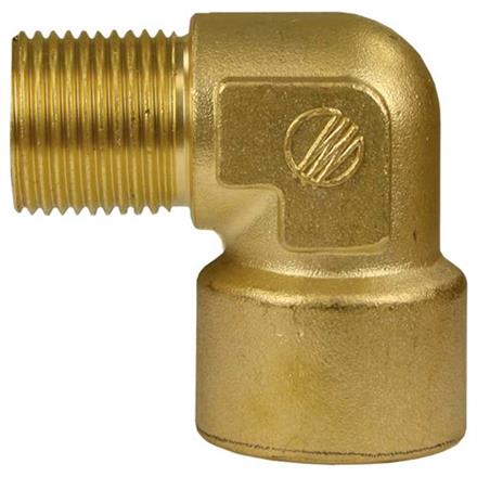 ELBOW BRASS 1/4"F-M 350 BAR