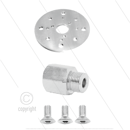 FL-Z Umbau Kit - Adapterplatte, Montageschrauben und Distanz