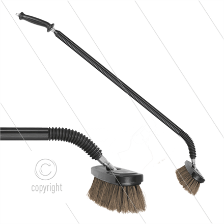 Flexbürstenlanze 1200mm mit Bürsten, Handgriff, Drehgelenk u