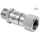 Gun swivel reinforced single bearing system, ss DGVI-08 1/2"NPT-M 1/2"NPT-F, INOX