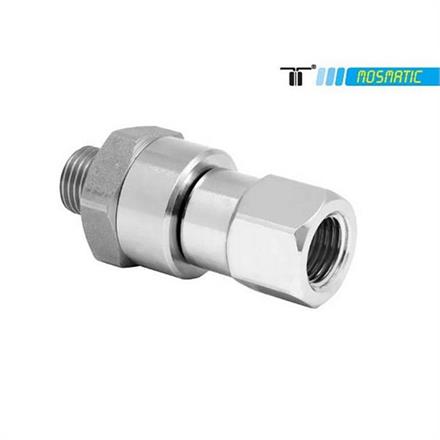 Gun Swivel single bearing system, ss DGK-06 G3/8"M G1/4"F