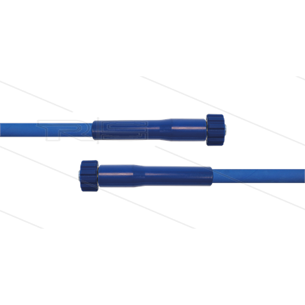 HD-Schlauch blau 1SC-06 - 15m - 2x M22x1,5 HV flach - 2x GKS