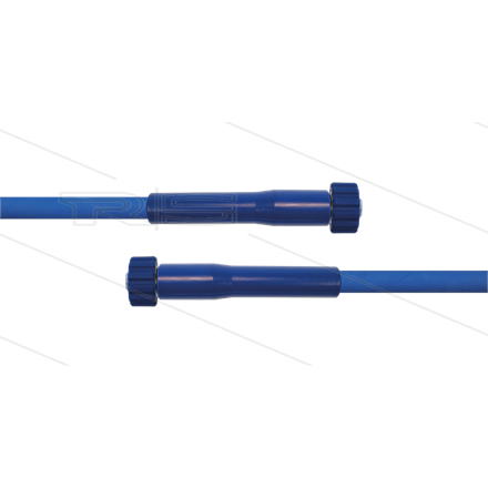 HD-Schlauch blau 1SC-06 - 20m - 2x M22x1,5 HV flach - 2x GKS