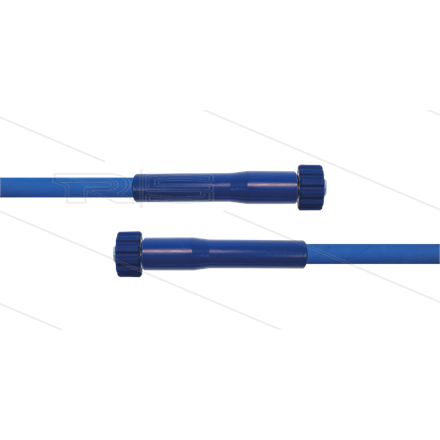 HD-Schlauch blau 1SC-08 - 20m - 2x M22x1,5 HV flach - 2x GKS