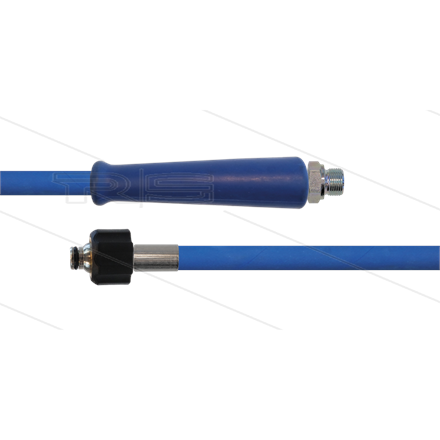 HD-Schlauch blau 1SC-10 - 35m - 3/8" AGR x M22x1,5 W konisch