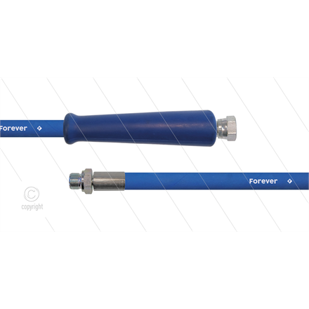 HD-Schlauch blau 2SCX-10 - Forever - 10m - 3/8" DKR x 3/8" A