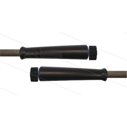 HD-Schlauch grau 1SN Plus-08 - 50m - 2x M22x1,5 HV flach - 2
