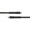 HD-Schlauch schwarz 1SC-06 - 3/8" DKR x 3/8" AGR - 2x GKS -