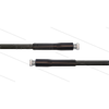 HD-Schlauch schwarz 1SC-08 - 25m - 2x 3/8" DKR - 2x GKS - 25
