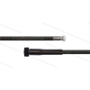HD-Schlauch schwarz 1SC-08 - 40m - 3/8" DKR x M22x1,5 HV fla