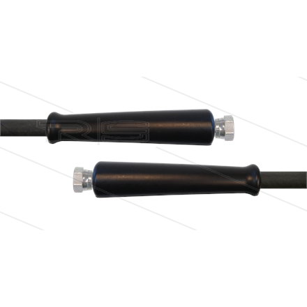 HD-Schlauch schwarz 1SC-10 - 15m - 2 x 3/8" DKR - 2x GKS - 2