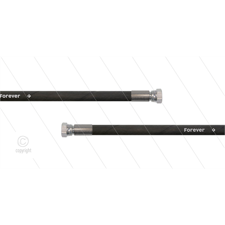 HD-Schlauch schwarz 1SC-10 - 20m - 2 x 3/8" DKR - ohne GKS -