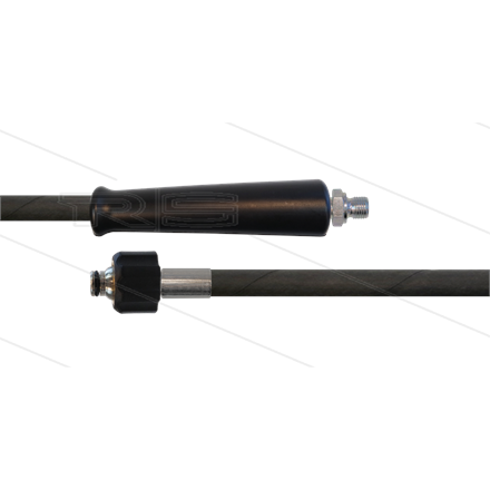 HD-Schlauch schwarz 1SC-10 - 20m - 3/8" AGR x M22x1,5 W konisch - 1x GKS - 250 Bar