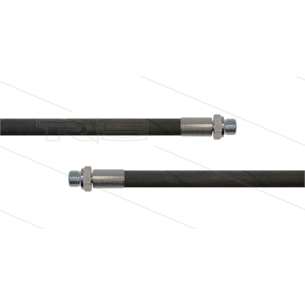 HD-Schlauch schwarz 1SC-10 - 30m - 2 x 1/2" AGR - ohne GKS -