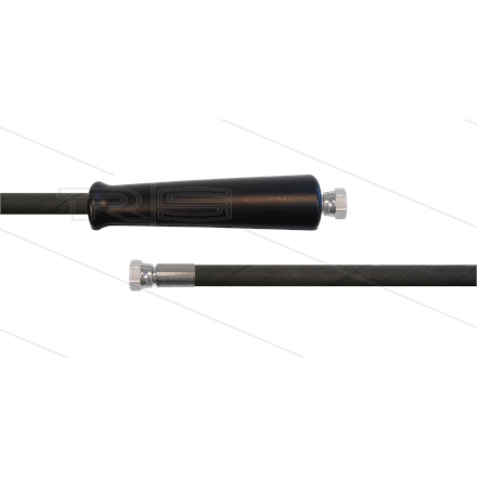 HD-Schlauch schwarz 1SC-10 - 40m - 2 x 3/8" DKR - 1x GKS - 2