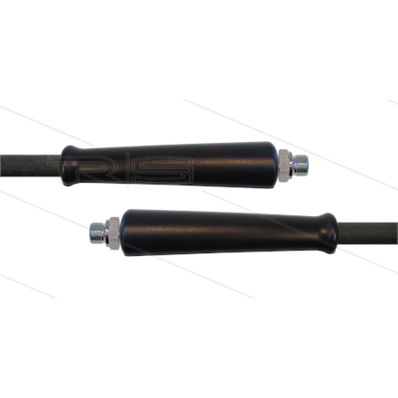 HD-Schlauch schwarz 1SC-10 - 45m - 2 x 3/8" AG - 2 x GKS - 2