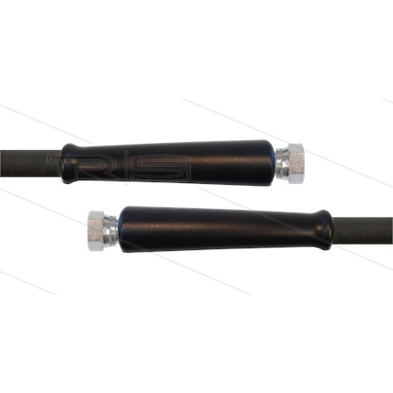 HD-Schlauch schwarz 1SC-12 - 10m - 2x 1/2" DKR - 2x GKS - 25