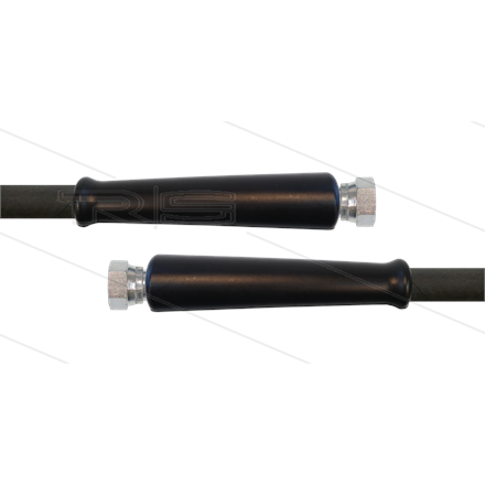HD-Schlauch schwarz 1SC-12 - 15m - 2x 1/2" DKR - 2x GKS - 25