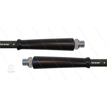 HD-Schlauch schwarz 1SCX-12 - Forever - 30m - 2x 1/2" AGR -