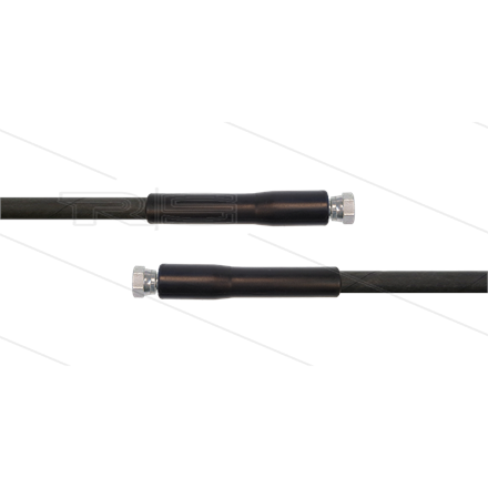 HD-Schlauch schwarz 1SN-06 - 15m - 2x 3/8" DKR - 2x GKS - 25