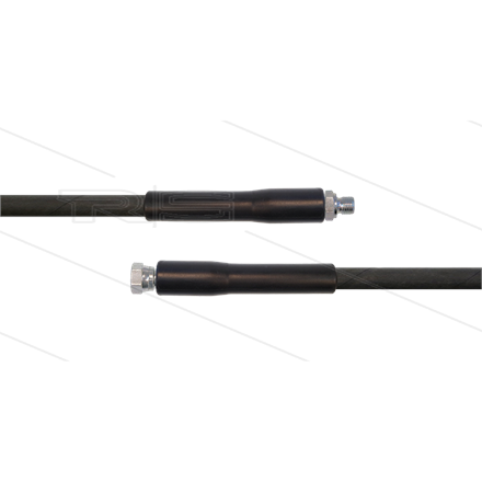 HD-Schlauch schwarz 1SN-06 - 20m - 3/8" DKR x 3/8" AGR - 2x