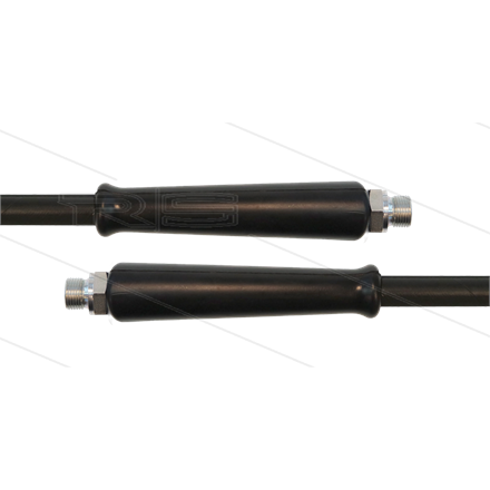HD-Schlauch schwarz 1SN-10 - 15m - 2x 1/4" AGR - 2x GKS - 21