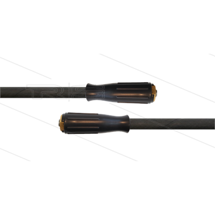 HD-Schlauch schwarz 1SN Plus-08 - 20m - 2x M22x1,5 HV Lang -