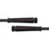 HD-Schlauch schwarz 1SN Plus-08 - 25m - 2x M22x1,5 HV flach