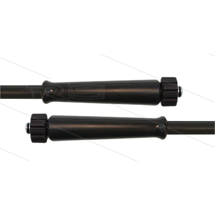 HD-Schlauch schwarz 1SN Plus-08 - 25m - 2x M22x1,5 HV konisc