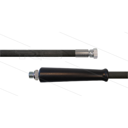 HD-Schlauch schwarz 2SC-08 - 15m - 3/8" AGR x 1/2" DKR - 1x