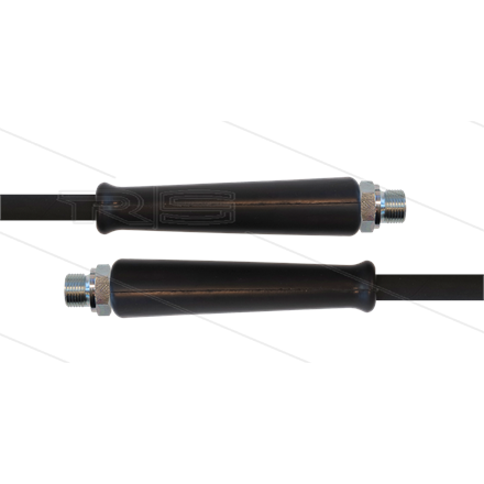 HD-Schlauch schwarz 2SC-10 - 10m - 2x 1/2" AGR - 2x GKS - 40