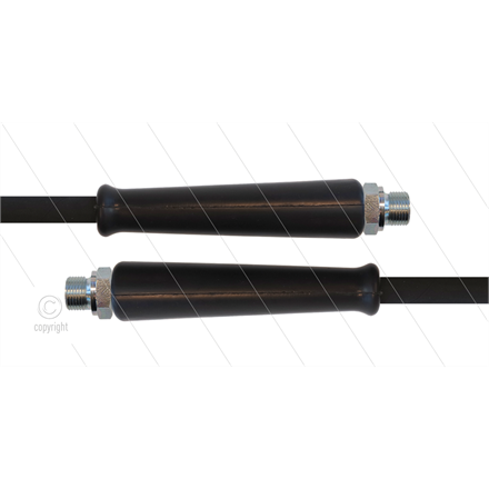 HD-Schlauch schwarz 2SC-10 - 20m - 2x 3/8" AGR - 2 x GKS - 4