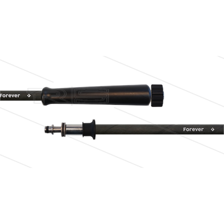 HD-Schlauch schwarz 2SCX-08 Forever - 10m - M22HV flach x Ø1